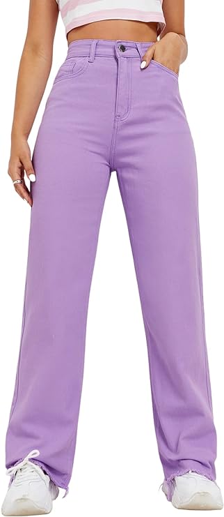 purple jeans