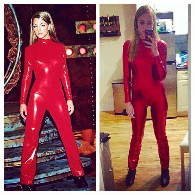 britney spears red jumpsuit