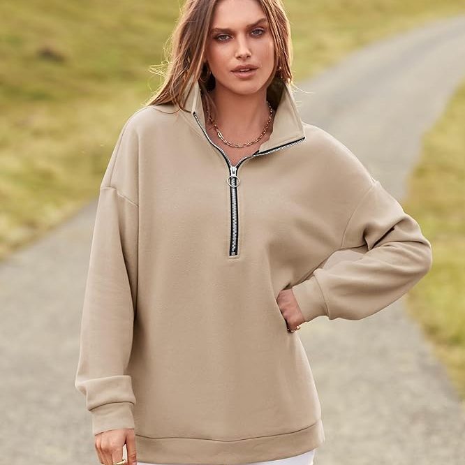 1/4 zip sweatshirt